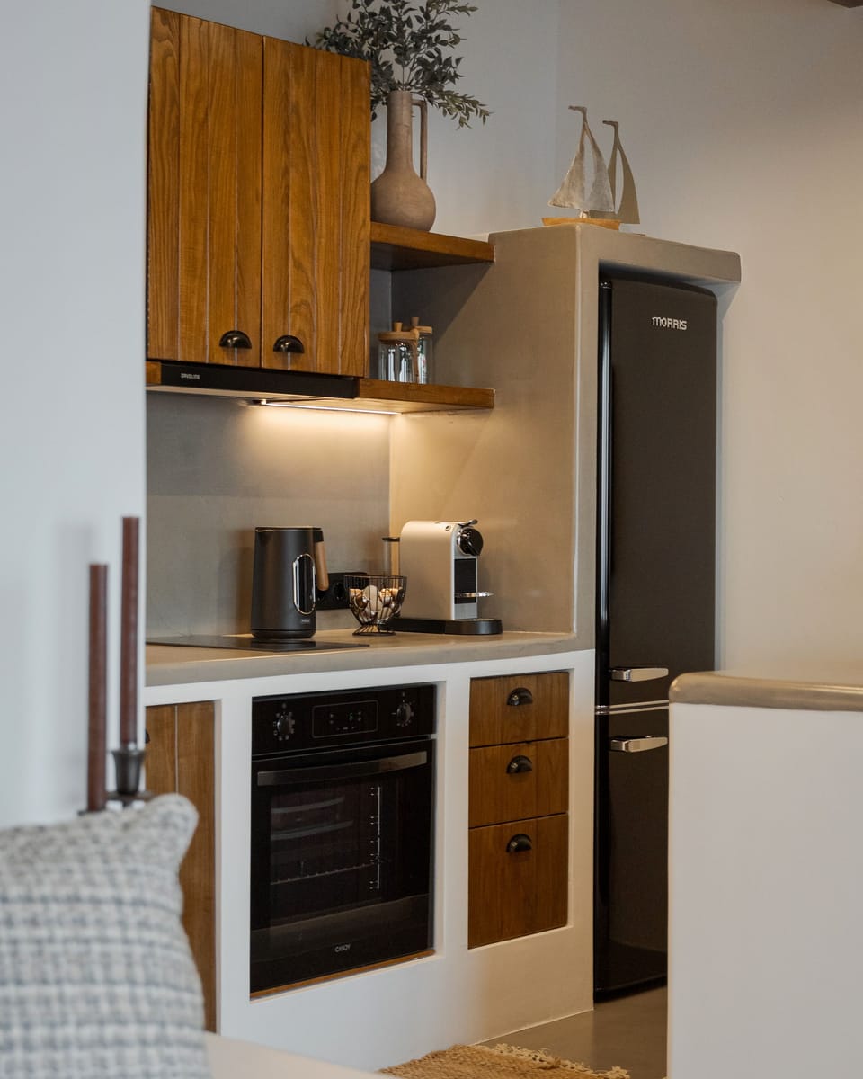Suite, Private Pool | Private kitchen | Espresso maker, coffee/tea maker, electric kettle, toaster