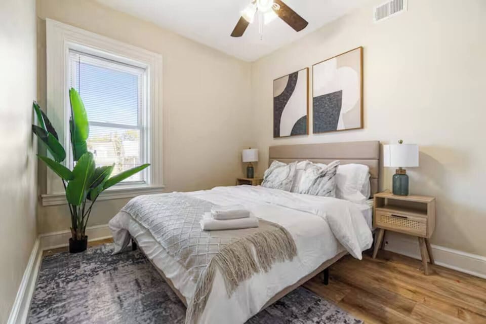 A serene sanctuary featuring elegant touches, comfortable furnishings, and everything you need for a restful stay.