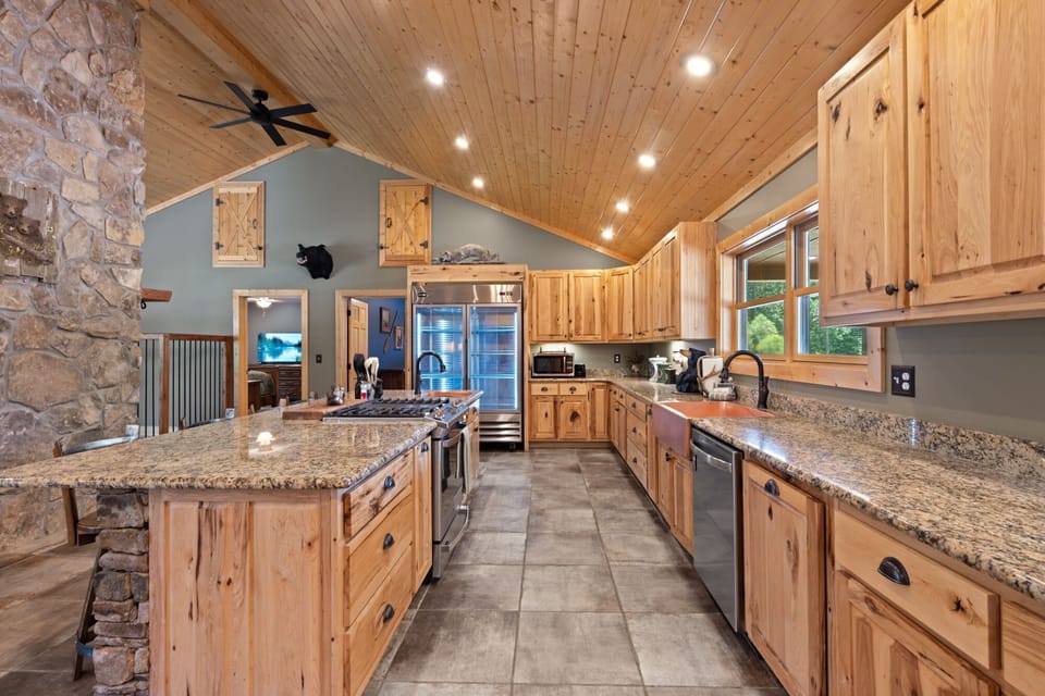 Chefs kitchen at The Lodge 