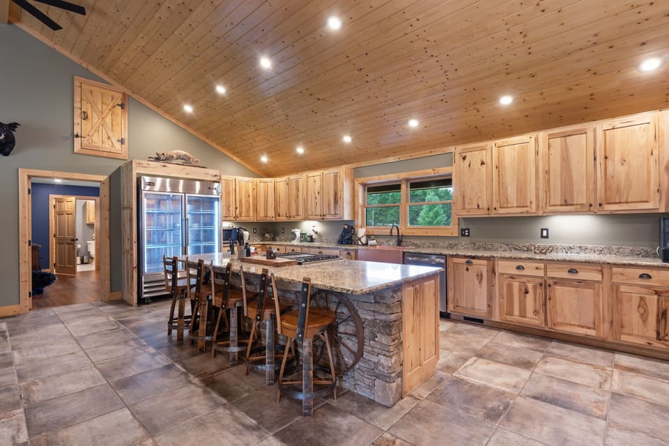 Chefs kitchen at The Lodge 