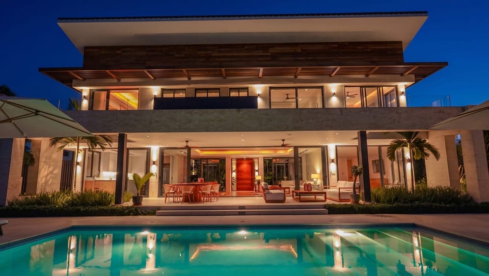 Casa Carina-Swimming Pool Night View
