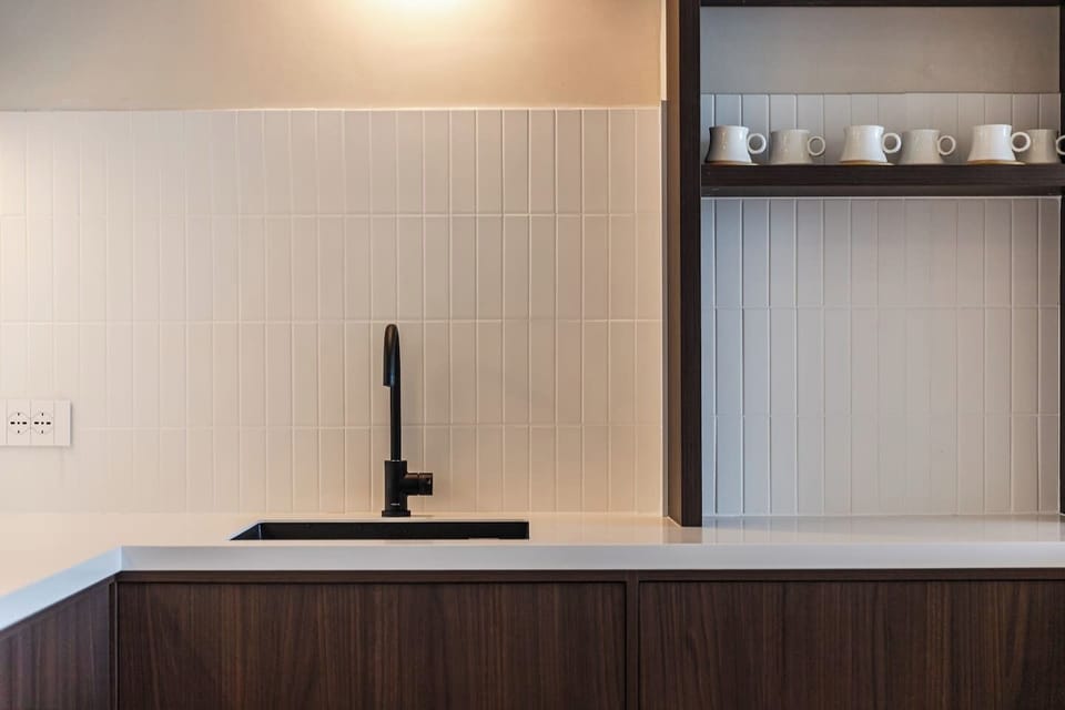 Fully-equipped kitchen details