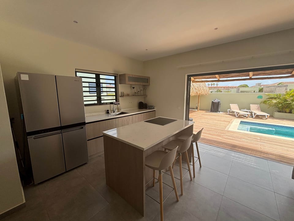 Kitchen and garden view