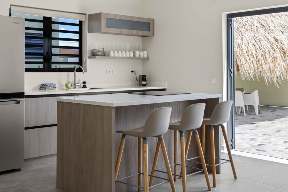 Kitchen and bar