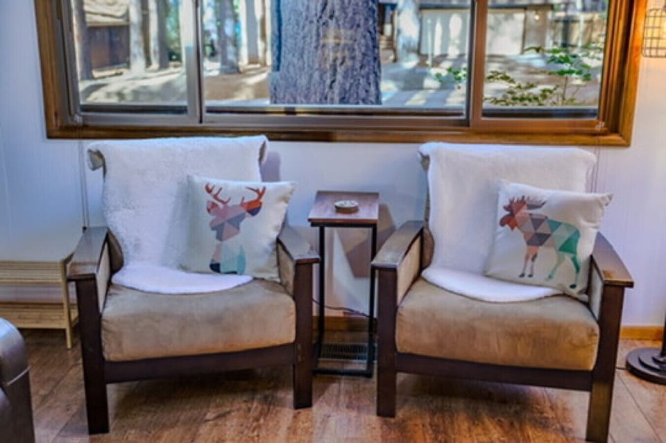 Reading Nook | Comfy Chairs | Forest Views