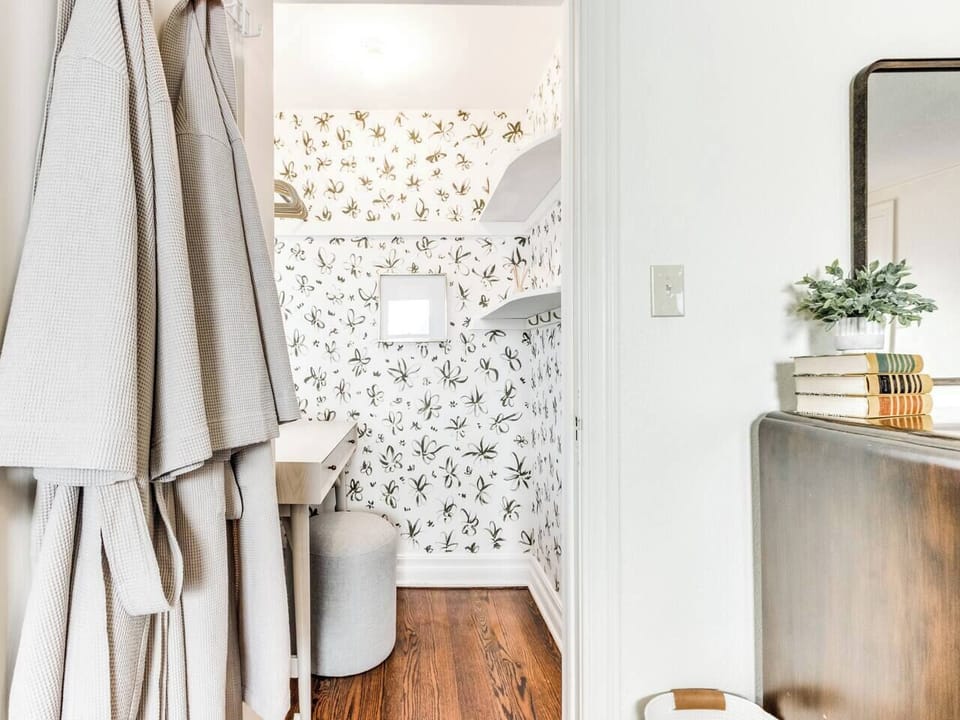 Vanity in master bedroom