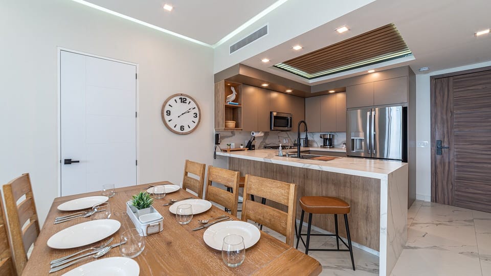 Stylish gathering table