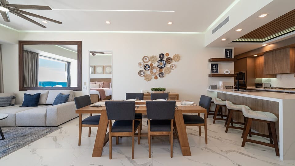Large dining table for six
