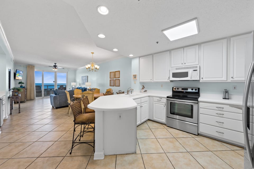 Condo, Multiple Beds, Ocean View (The Enclave 805) | Private kitchen | Coffee/tea maker
