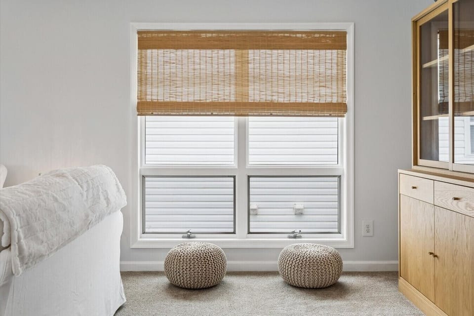 Bright, open living space.