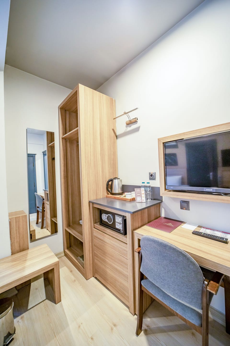 Standard Triple Room, 1 Bedroom, Courtyard View | Premium bedding, minibar, in-room safe, desk