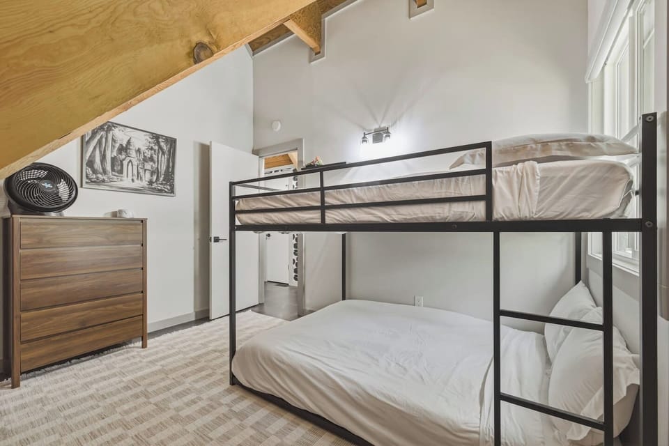 Bedroom #3 - Upstairs with bunk bed
