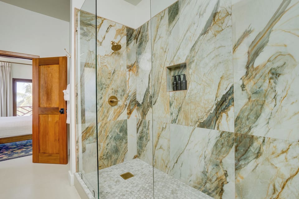Primary Bathroom with hot and cold shower