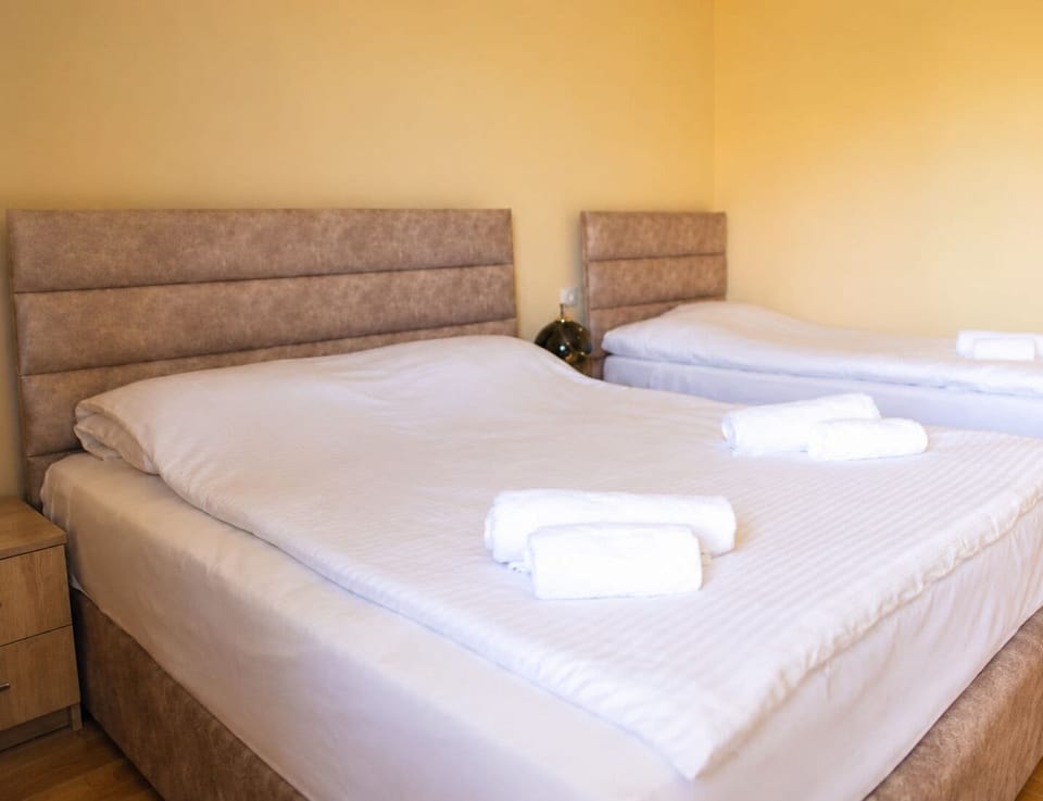 Soundproofing, iron/ironing board, WiFi (free)