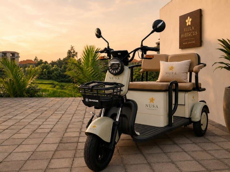 Scooters and e-bikes available for hire (additional fees apply)