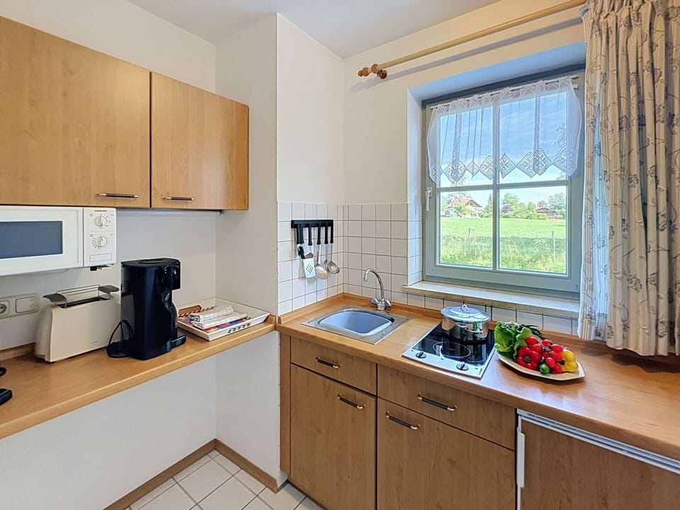 Kitchen, Kitchen Appliance, Wood, Major Appliance, Countertop, Kitchen Sink, Furniture, Interior Design, Flooring, Cabinetry