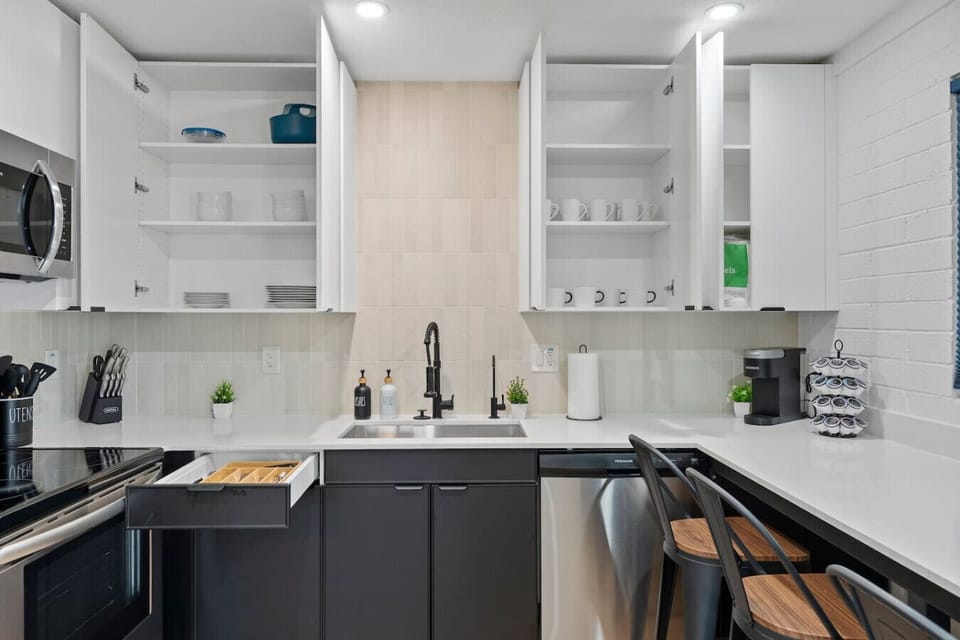 Cooking made easy with all amenities in our fully stocked kitchen.