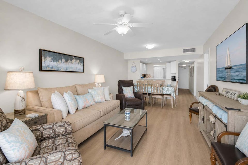 Spacious Open Living & Dining Area