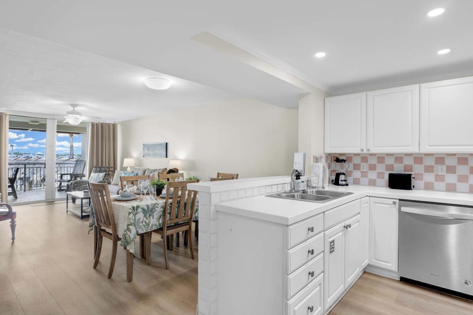 Spacious Open Living & Dining Area