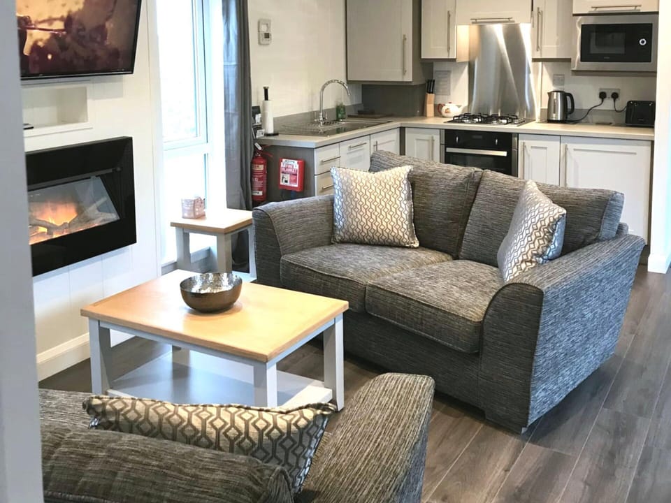 Chalet | Living room | Fireplace