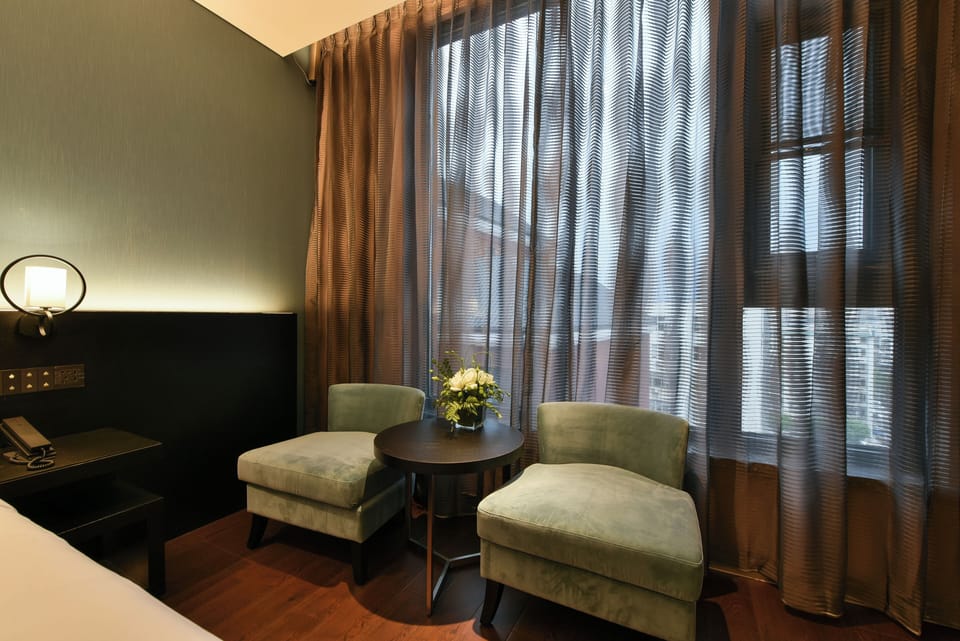 Basic Double Room | Down comforters, minibar (free items), desk, laptop workspace