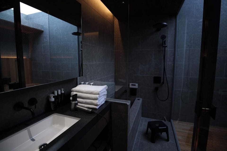 Deluxe Villa | Bathroom | Separate tub and shower, free toiletries, hair dryer, towels