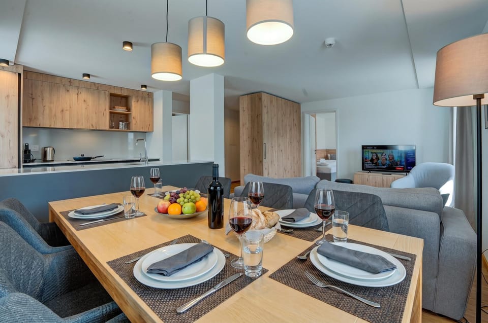 Kitchen and dining area