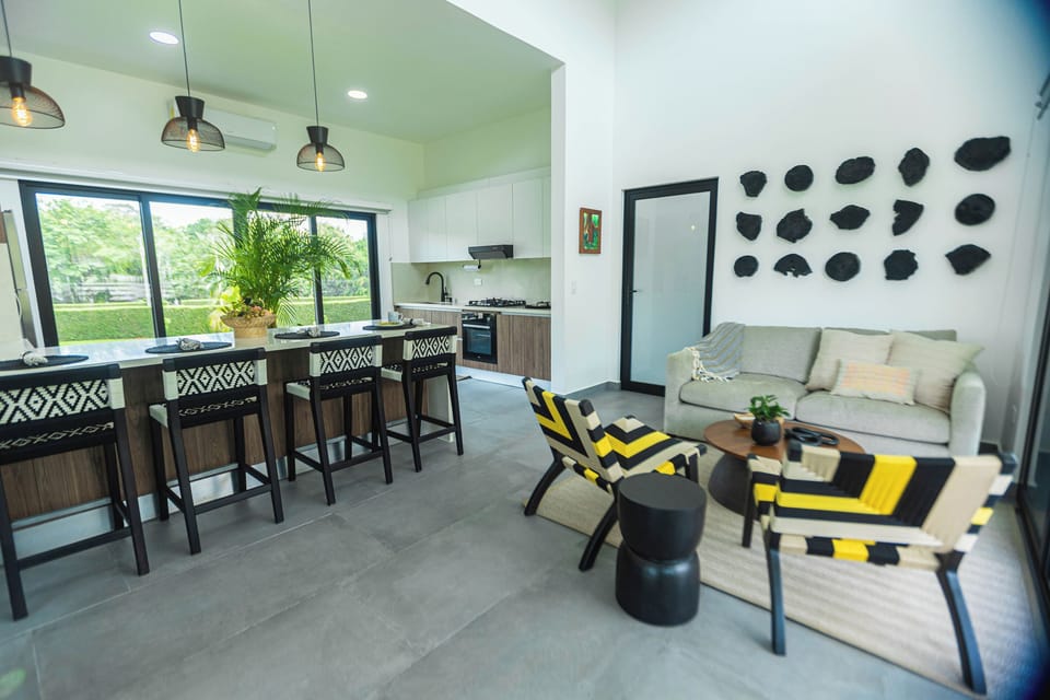 Open concept living area