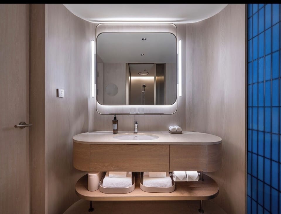 Luxury Suite | Bathroom | Rainfall showerhead, free toiletries, hair dryer, bathrobes