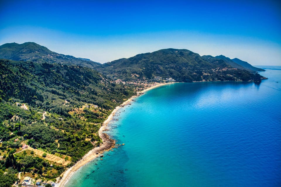 Agios Gordios beach (8km)