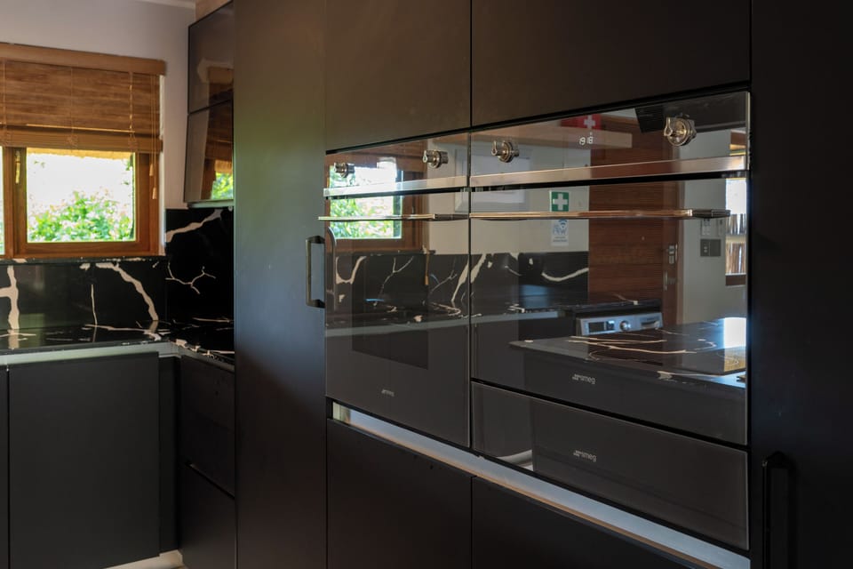 Microwave, oven, stovetop, cookware/dishes/utensils