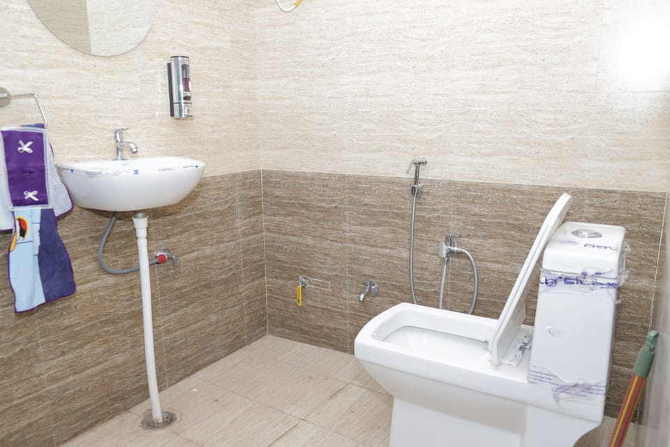 Deluxe Double Room | Bathroom | Free toiletries, towels, soap