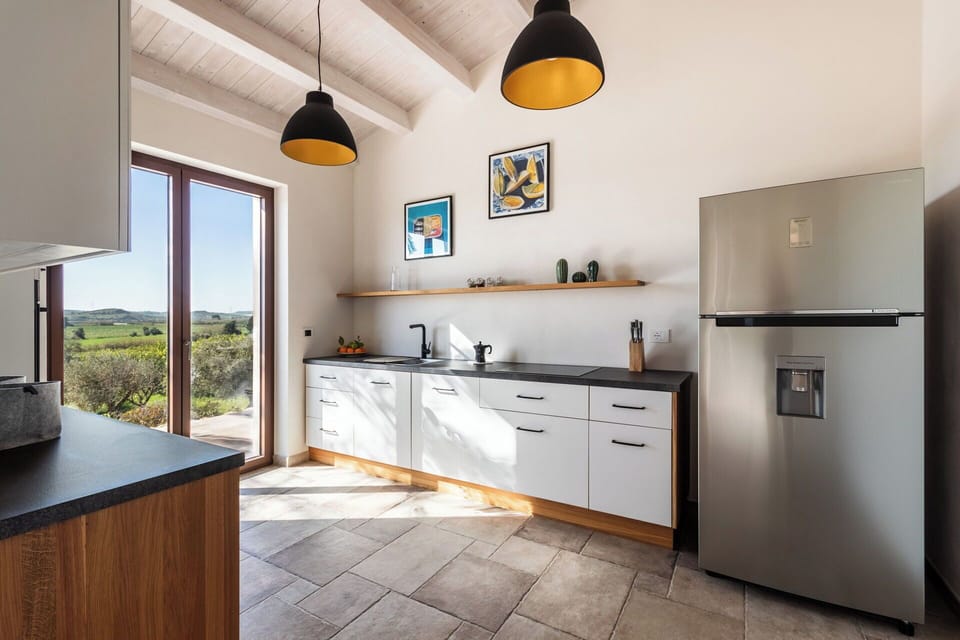 Kitchen, Kitchen Appliance, Countertop, Interior Design, Furniture, Cabinetry, Major Appliance, Flooring, Home Appliance, Home