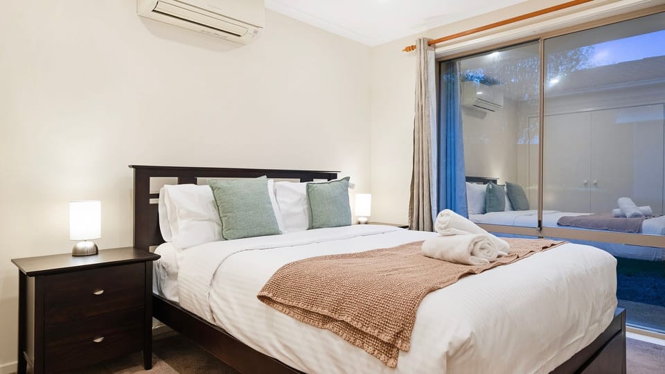 Wake up to natural light and garden outlooks.