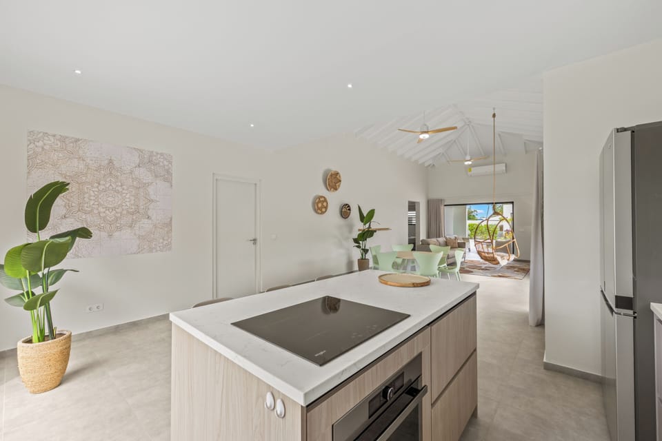 Villa, Patio, Pool View | Private kitchen