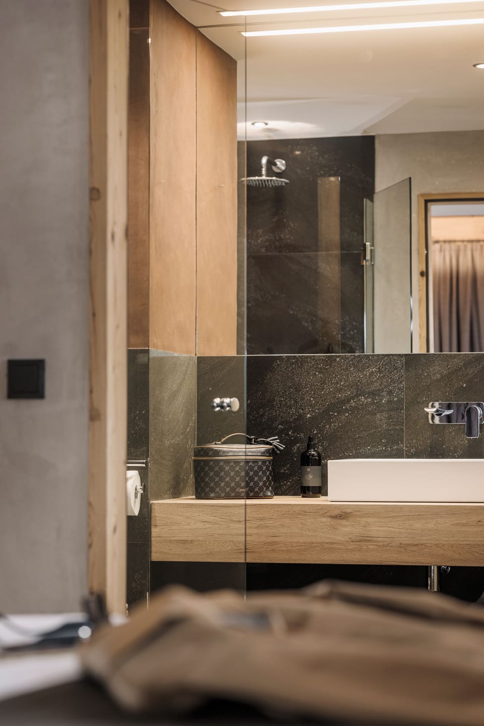 Panoramic Double Room, Balcony, Mountain View | Bathroom