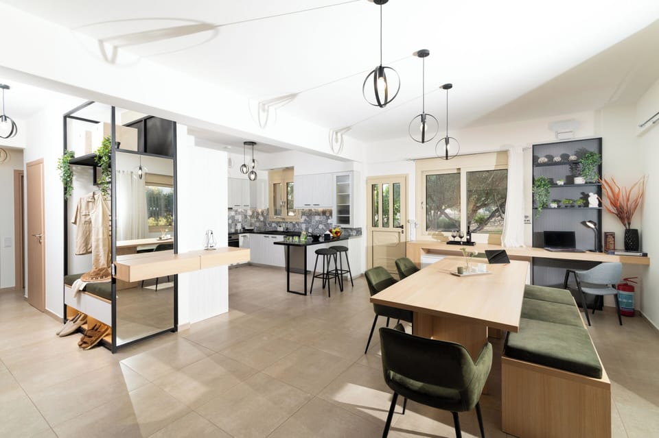 Apartment, Patio, Pool View | Living area | 55-inch Smart TV with satellite channels, Netflix, streaming services