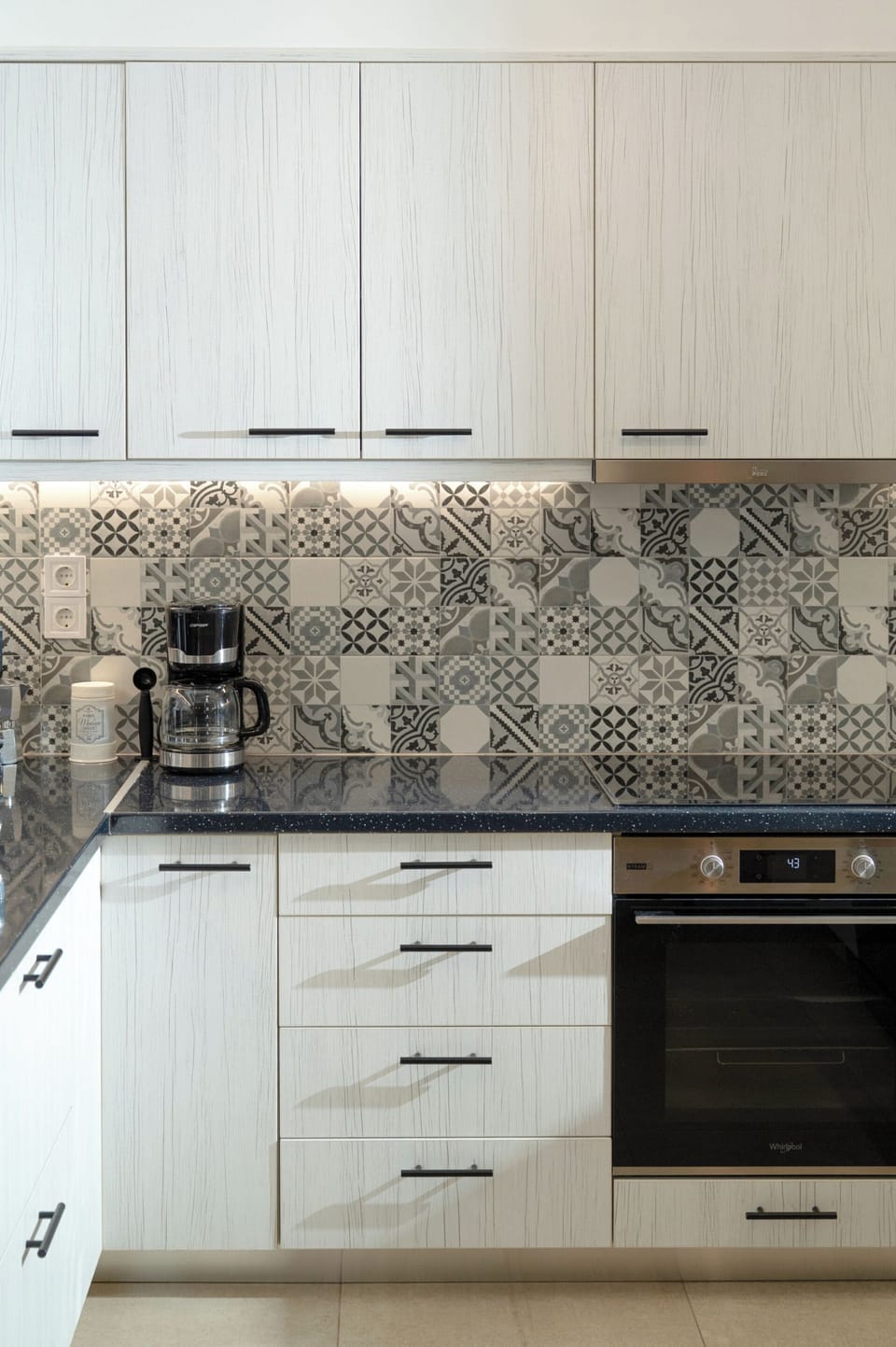 Apartment, Patio, Pool View | Private kitchen | Espresso maker, full-size fridge, microwave, oven