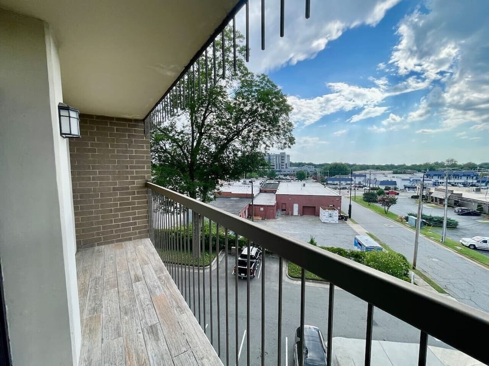 View from the balcony, downtown High Point