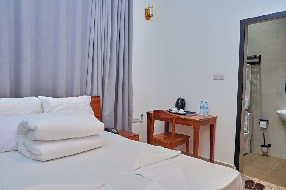 In-room safe, desk, laptop workspace, iron/ironing board (on request)