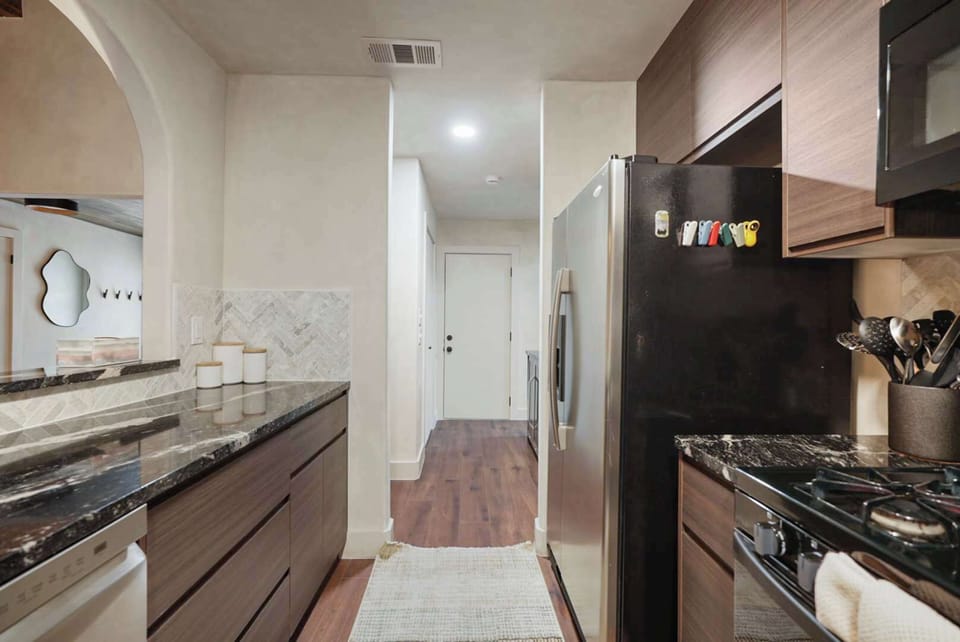 Freshly updated kitchen ready for home-cooked meals.