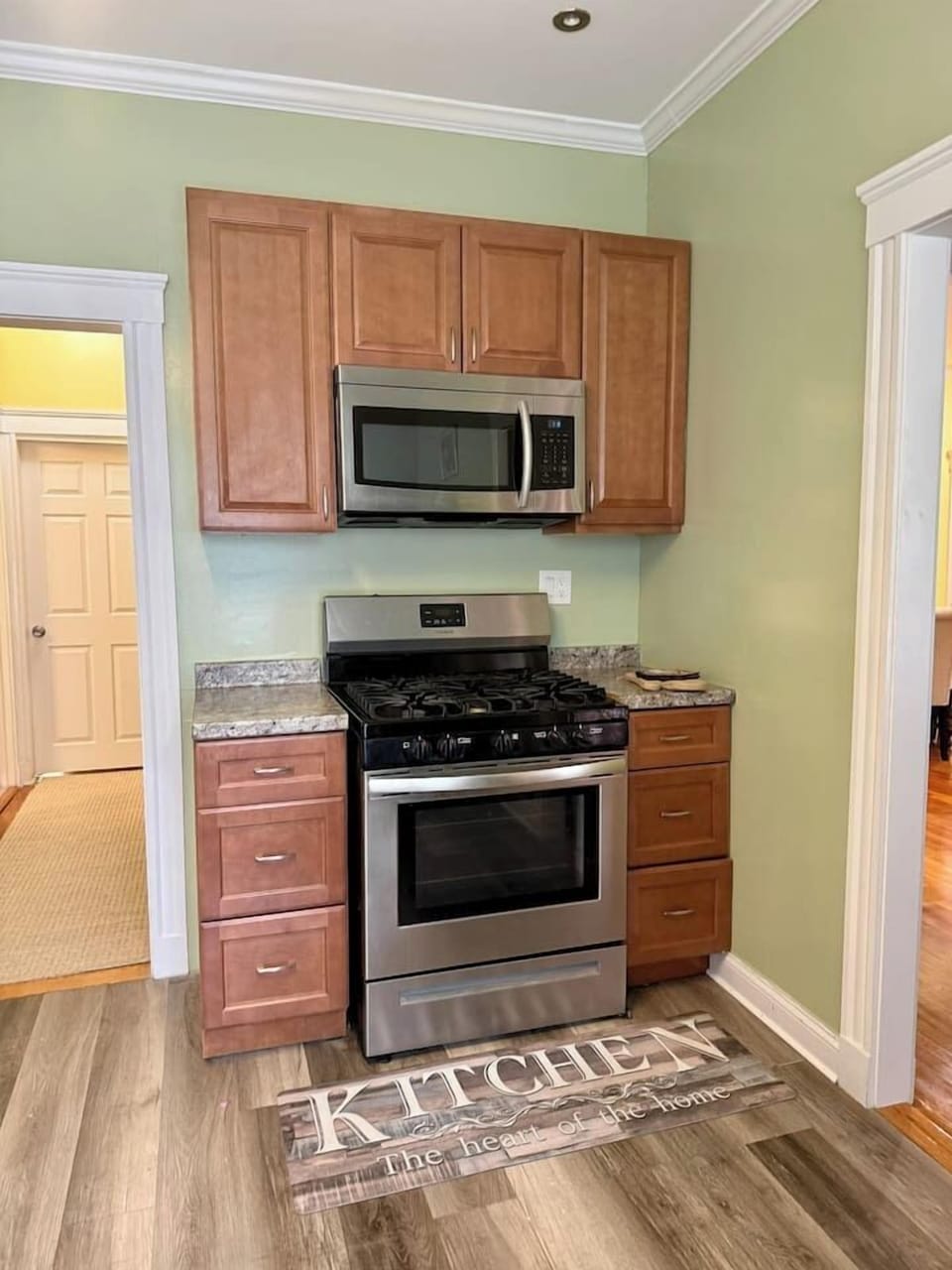 Stove an Microwave