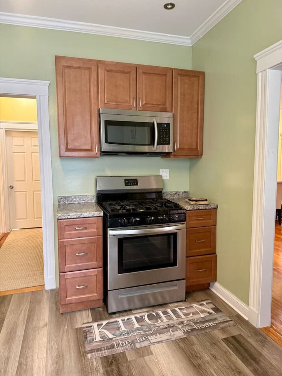 Stove an Microwave