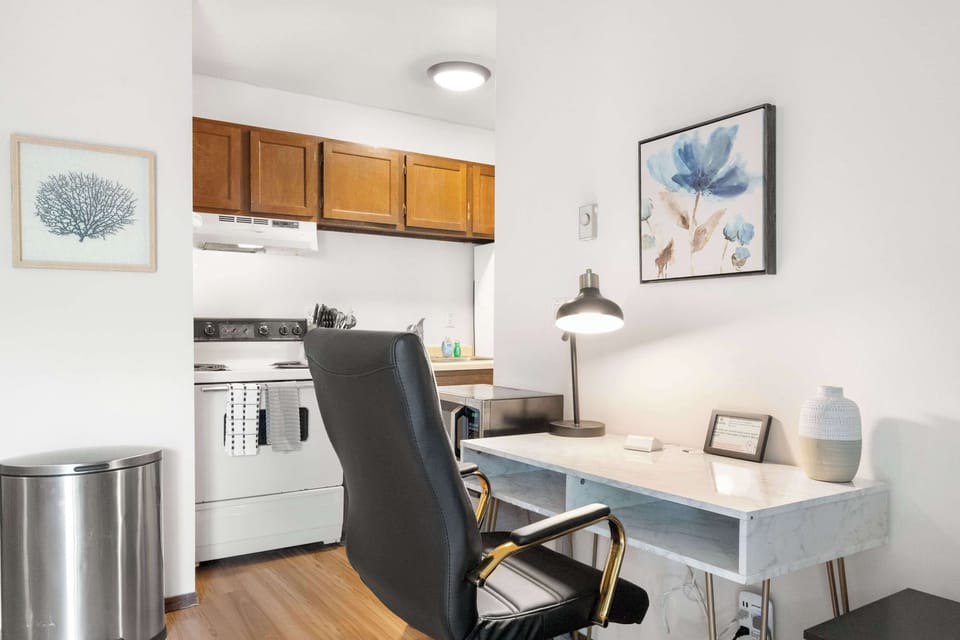 Workspace with light 
