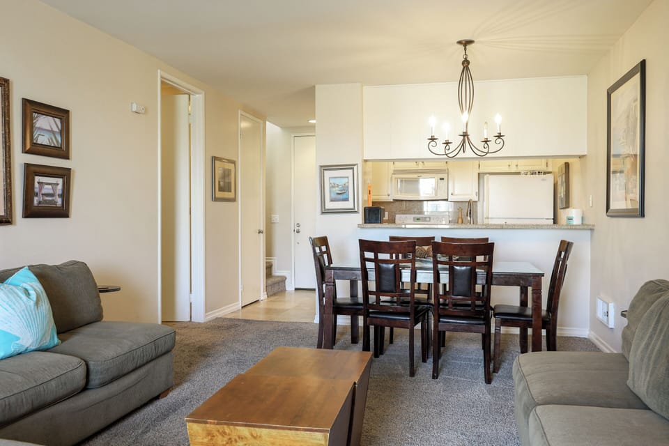 Condo, Multiple Beds, Beach View (G314 Waves & Wonders) | Living area | Fireplace
