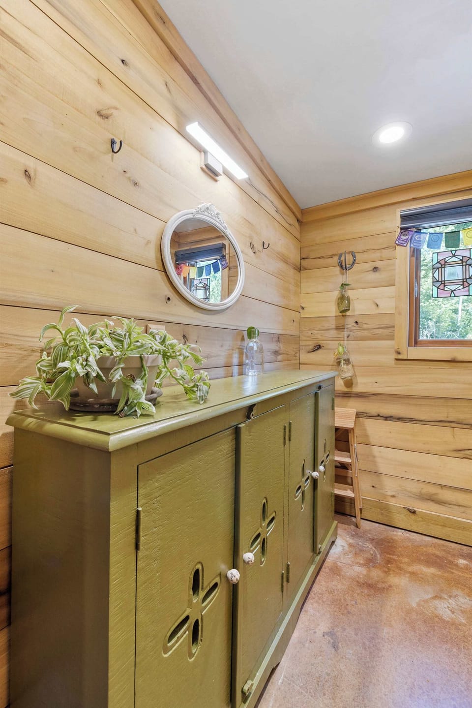 "Closet Hall" with slim storage cabinet