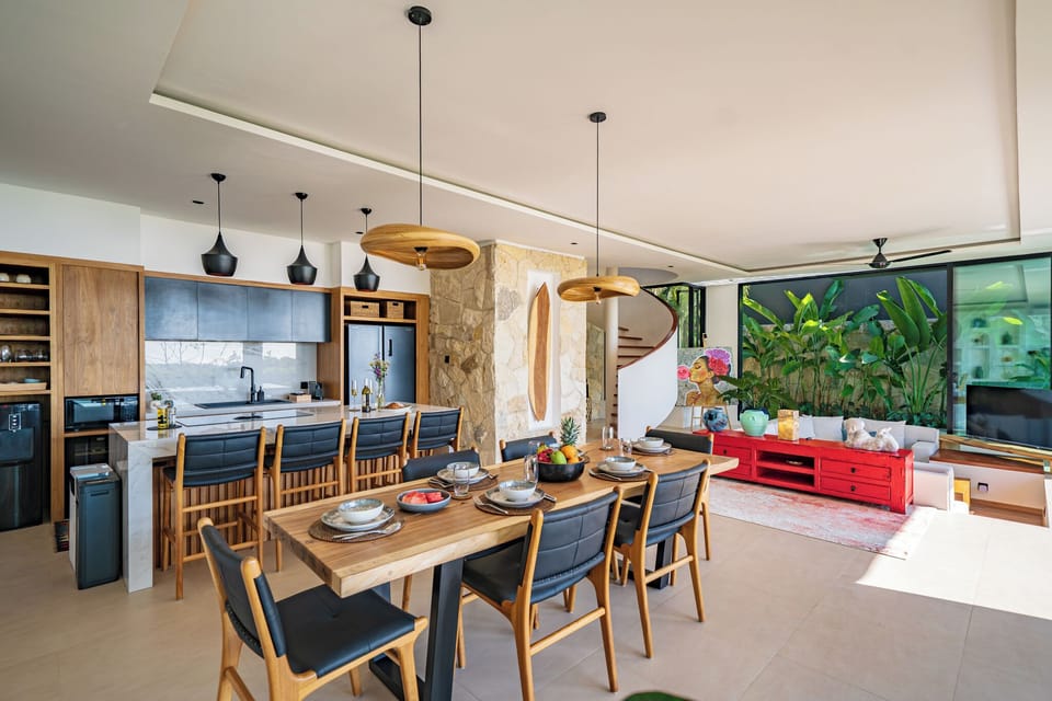 Villa, 3 Bedrooms, Private Pool, Ocean View | Dining