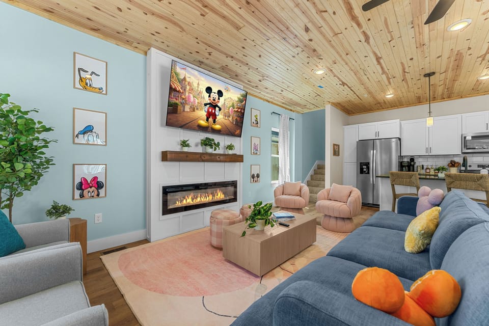 Sink into the couch and let vacation mode officially begin. 🛋️☕️