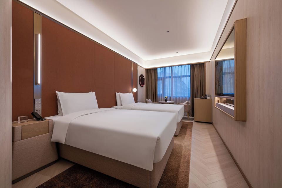 Comfort Twin Room | Blackout drapes, iron/ironing board (on request), WiFi (free)