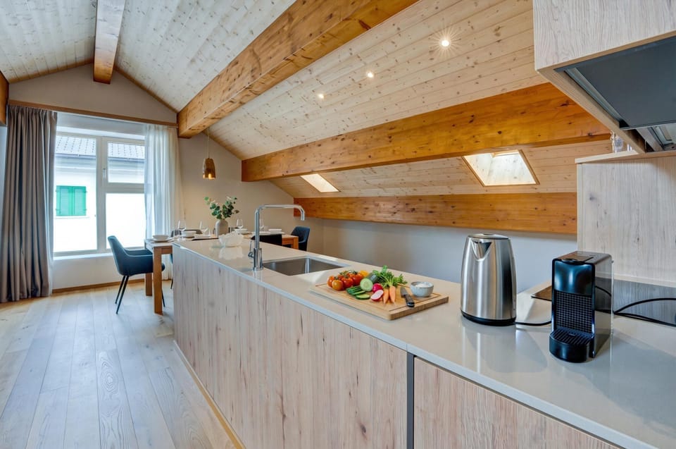 Kitchen and dining area